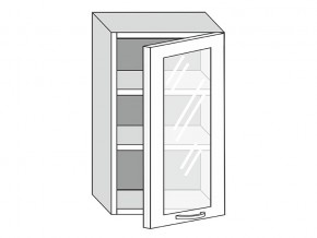 19.50.3 Шкаф настенный (h=913) на 500мм с 1-ой стекл. дверцей в Усть-Катаве - ust-katav.магазин96.com | фото