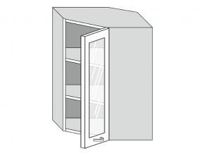 19.60.3у Шкаф настенный (h=913) угловой на 600мм со стекл. дверцей в Усть-Катаве - ust-katav.магазин96.com | фото