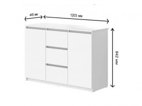 Комод с 3-мя ящиками и дверками СГ Модерн в Усть-Катаве - ust-katav.магазин96.com | фото