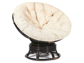 Кресло-качалка Papasan w 23/01 B с подушкой Antique brown, ткань Старт в Усть-Катаве - ust-katav.магазин96.com | фото