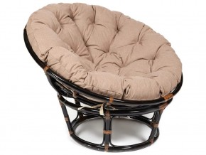 Кресло Papasan 23/01 W с подушкой Antique brown, экошерсть Коричневый в Усть-Катаве - ust-katav.магазин96.com | фото