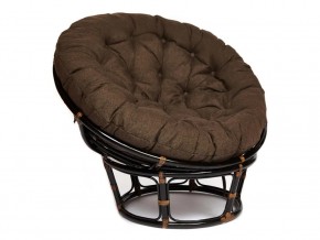 Кресло Papasan 23/01 W с подушкой Antique brown, ткань Коричневый в Усть-Катаве - ust-katav.магазин96.com | фото