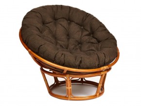 Кресло Papasan 23/01 W с подушкой Cognac, ткань Коричневый в Усть-Катаве - ust-katav.магазин96.com | фото