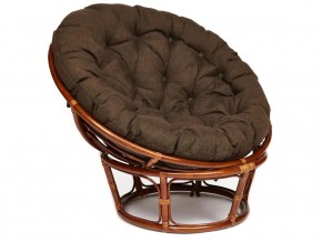 Кресло Papasan 23/01 W с подушкой Pecan, ткань Коричневый в Усть-Катаве - ust-katav.магазин96.com | фото