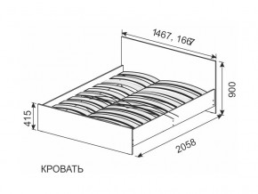 Кровать 1600х2000 ортопедическое основание в Усть-Катаве - ust-katav.магазин96.com | фото