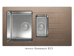 Мойка комбинированная Tolero twist TTS-890 Темно-бежевый 823 в Усть-Катаве - ust-katav.магазин96.com | фото