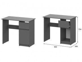Стол письменный 900 Денвер Графит серый в Усть-Катаве - ust-katav.магазин96.com | фото